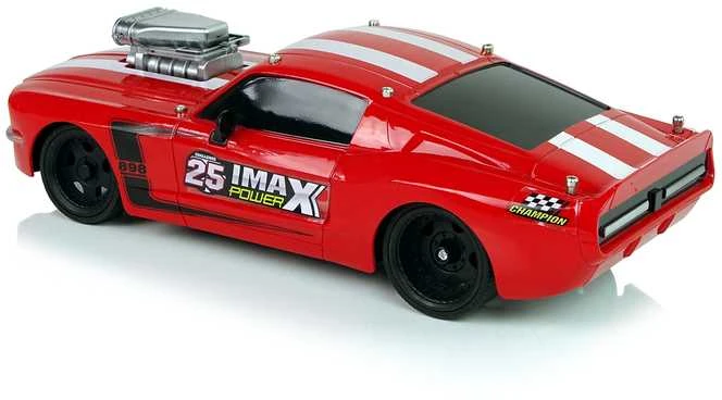 RC sportinis automobilis su pultu, 1:16, raudonas