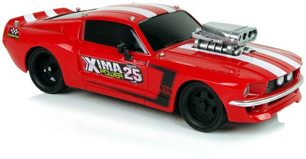 RC sportinis automobilis su pultu, 1:16, raudonas