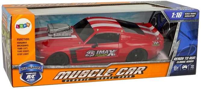 RC sportinis automobilis su pultu, 1:16, raudonas