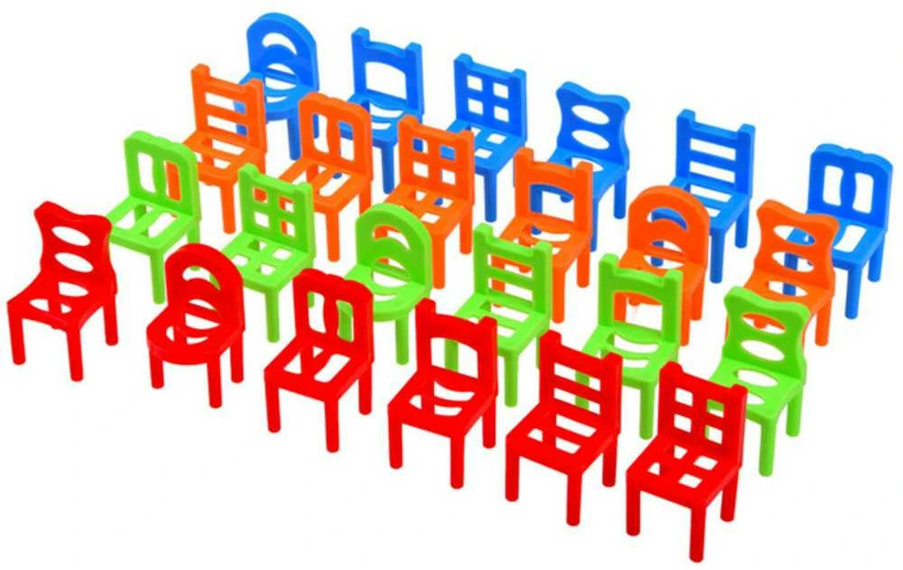 Reakcijos žaidimas Balance Chairs
