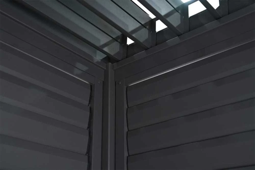 Reguliuojama žaliuzių panelė pavėsinei Pergola PREMIUM 3m, Anthracite (93 cm)