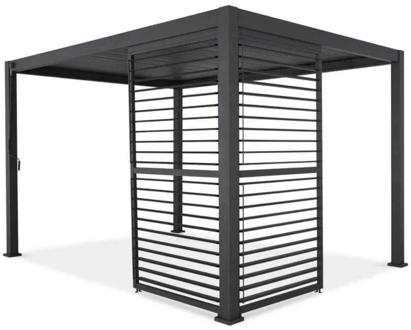 Reguliuojama žaliuzių panelė pavėsinei Pergola PREMIUM 3m, Anthracite (93 cm)