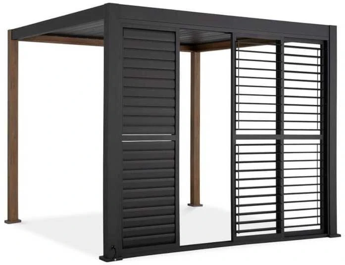 Reguliuojama žaliuzių panelė pavėsinei Pergola PREMIUM 3m, Anthracite (93 cm)