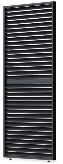 Reguliuojamų horizontalių žaliuzių panelė pavėsinėms Pergola ELEGANCE/DELUXE/FUSION 1.2 m, Anthracite (113.3 cm)