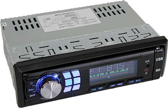 RS2 Radijas SAMOCHODOWE MP3 KOSTKA ISO