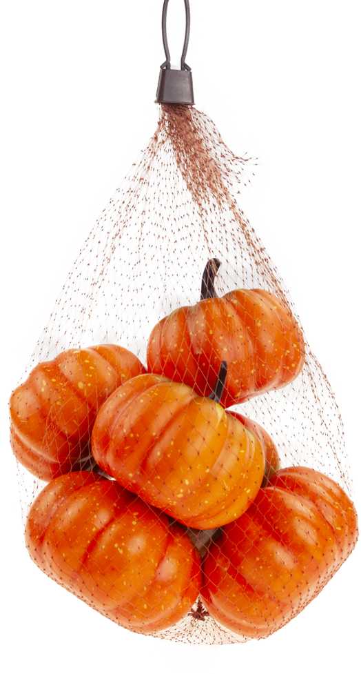 Rudeninė / Helovyno dekoracija Moliūgai, 6 vnt.
