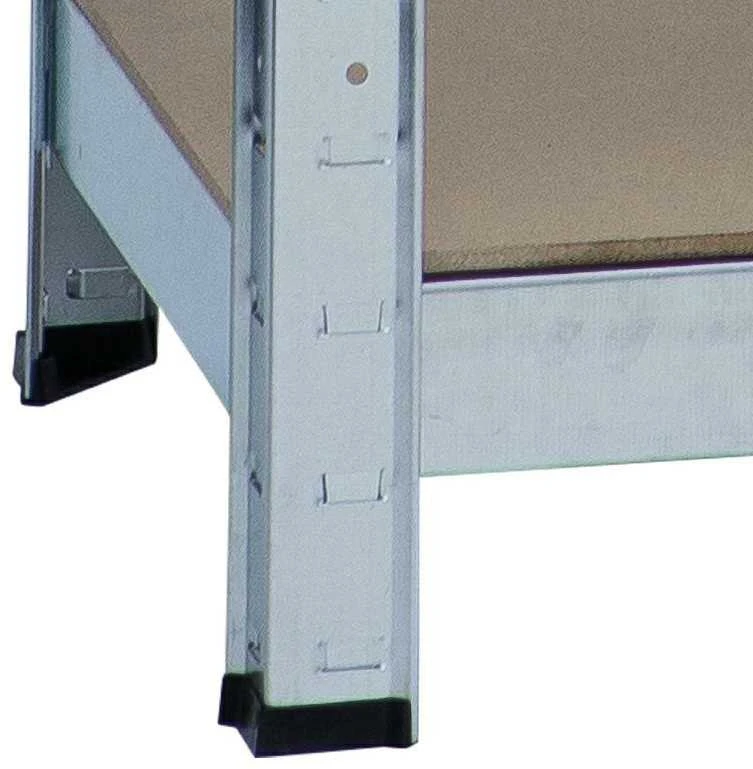 Sandėliavimo lentynų komplektas TITAN-5, 750 kg, 150x75x30 cm, 2 vnt.