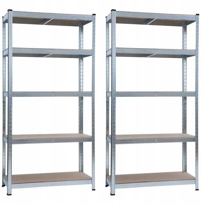 Sandėliavimo lentynų komplektas TITAN-5, 875 kg, 180x90x30 cm, 2 vnt.