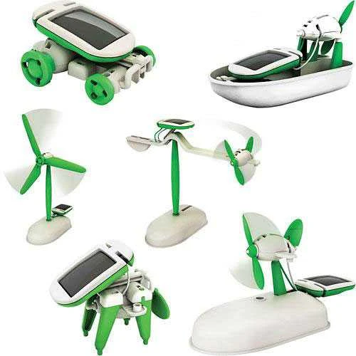Saulės roboto rinkinys 6in1