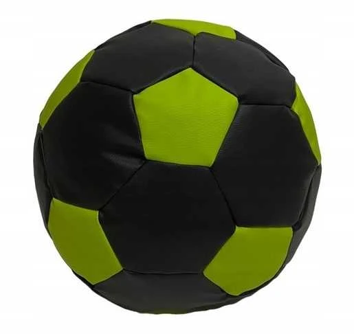Sėdmaišis-pufas vaikams Ball XXL (40 cm), Juodas/Lime