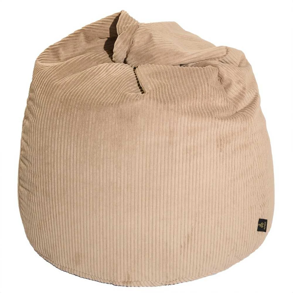Sėdmaišis su pagalve Mega Lincoln L, 80x105 cm, rudas