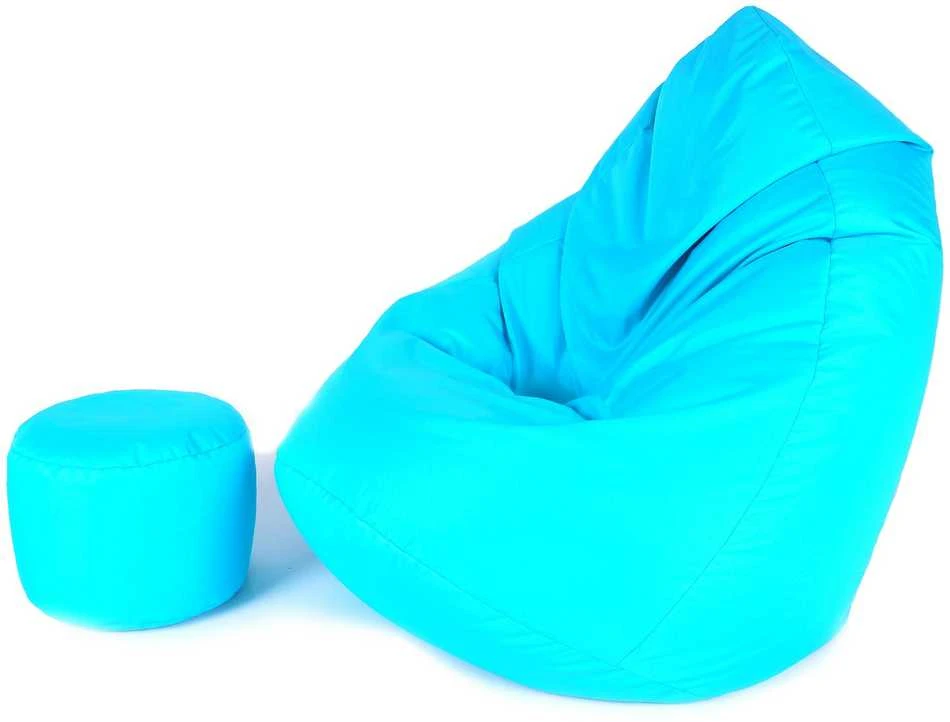 Sėdmaišis su pufu Mega Comfort XXL, kodura, turkio spalvos