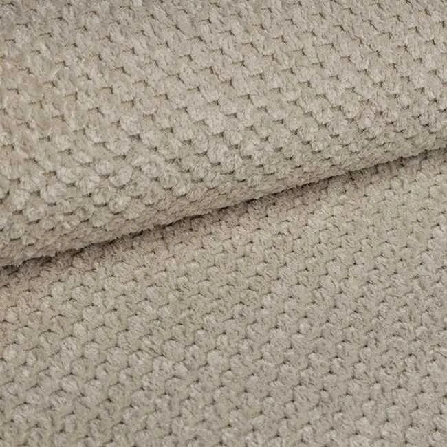 Sėdmaišis su pufu Mega Dot Velour M, 75x95 cm, smėlio spalvos