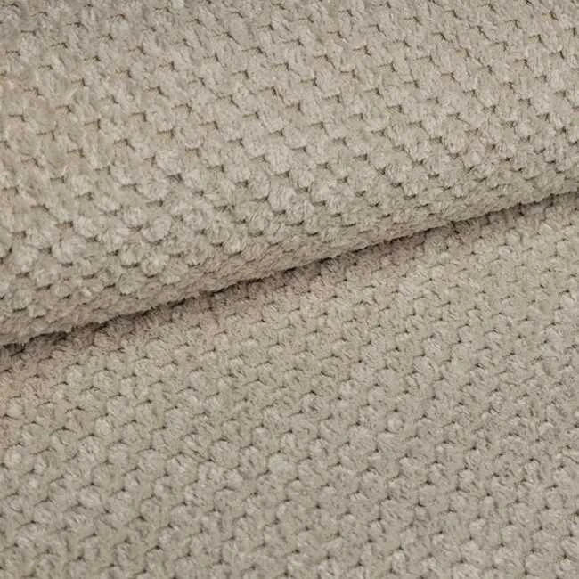 Sėdmaišis su pufu Mega Dot Velour M, 75x95 cm, smėlio spalvos