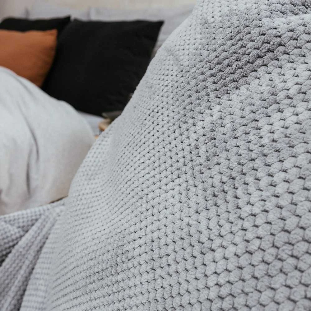 Sėdmaišis su pufu Mega Dot Velour XL, 90x120 cm, šviesiai pilkas