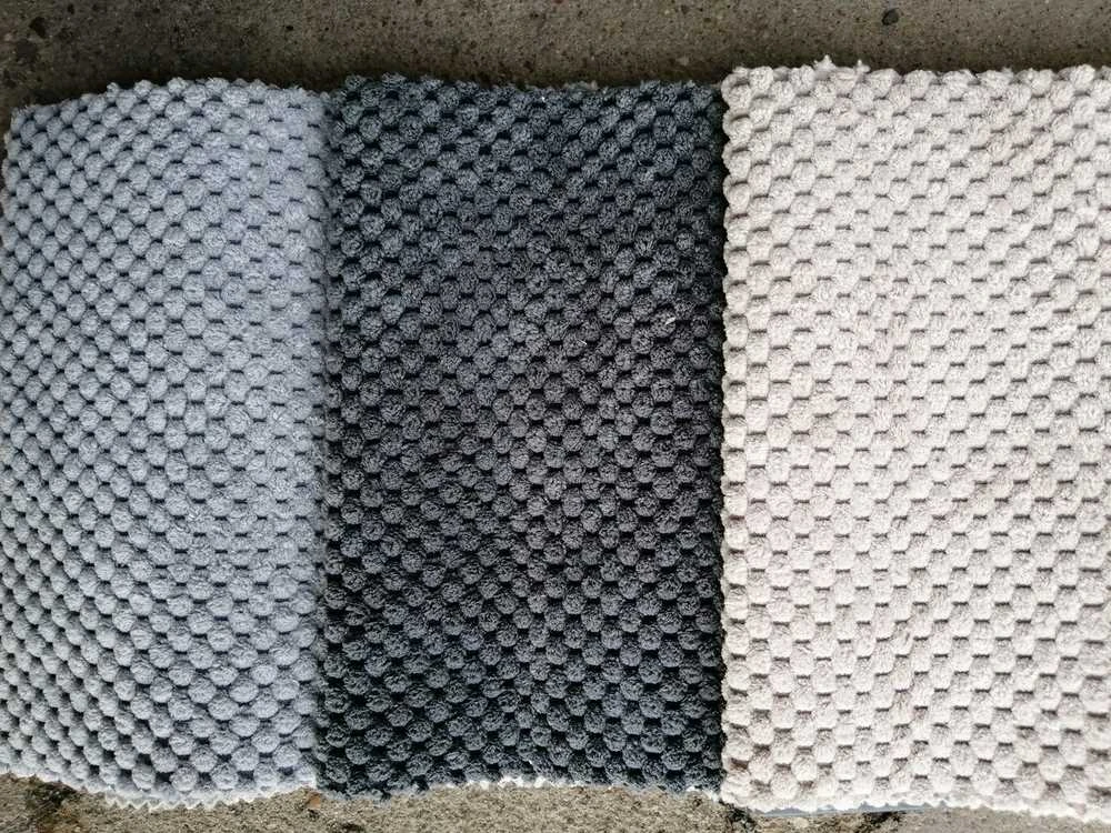 Sėdmaišis su pufu Mega Dot Velour XXL, 100x130 cm, šviesios smėlio spalvos