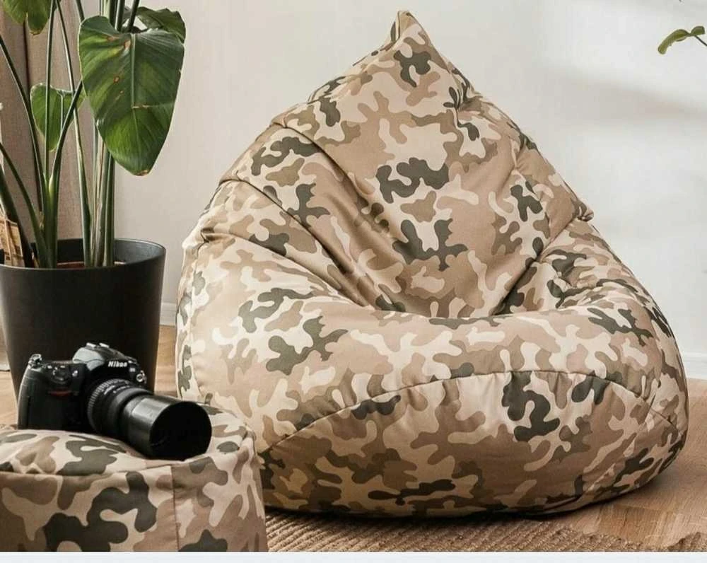 Sėdmaišis su pufu Sako Camouflage XXXXXL Kodura, moro ruda