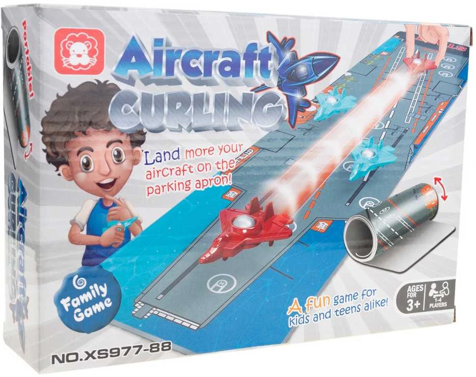 Šeimyninis žaidimas "Aircraft Curling Mini"
