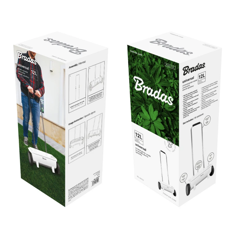 Sėjimo aparatas Bradas Baltas LINE, 12 L