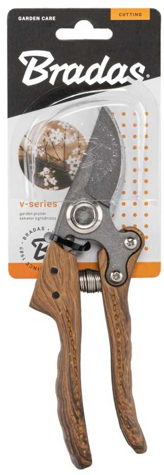 Sekatorius Bradas V-SERIES, SK5 steel, WOOD