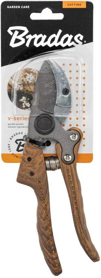 Sekatorius Bradas V-SERIES, SK5 steel, WOOD