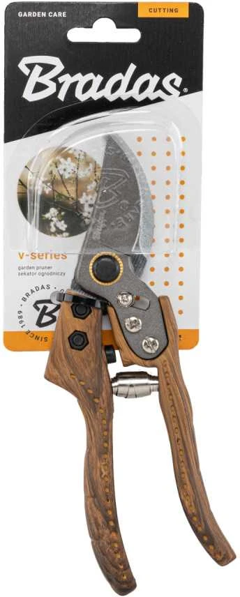 Sekatorius Bradas V-SERIES, SK5 steel, WOOD