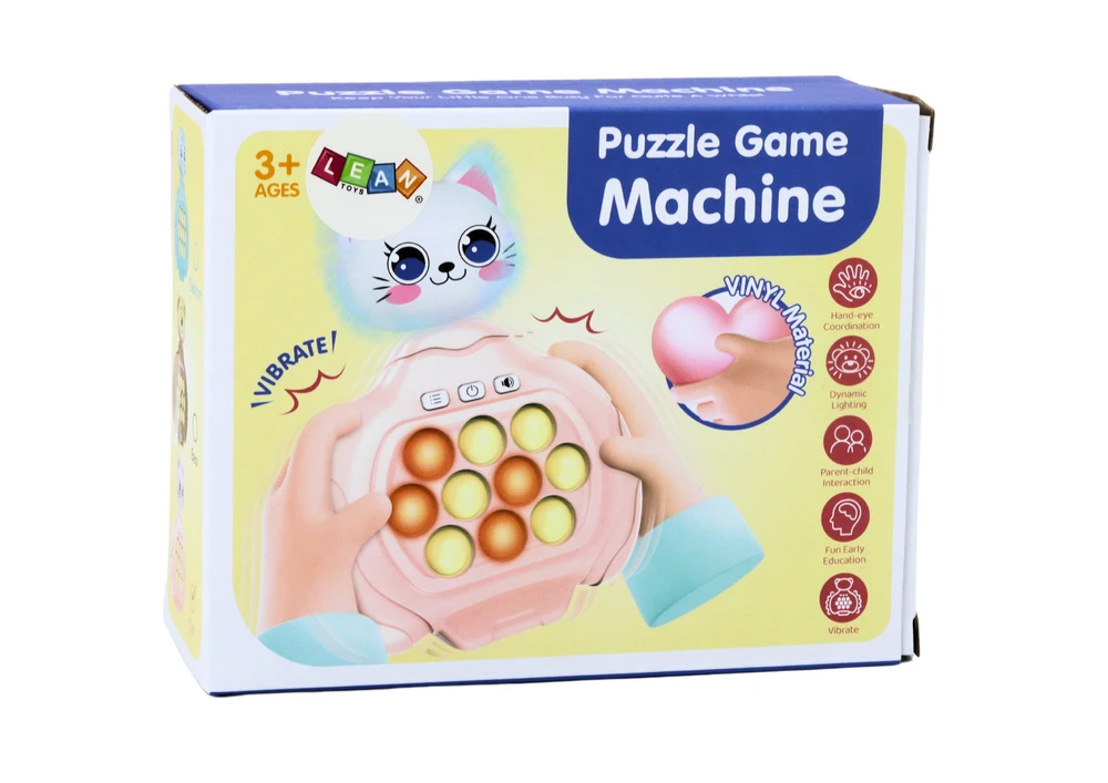 Sensorinis žaidimas Pop-It Kačiukas, rožinis