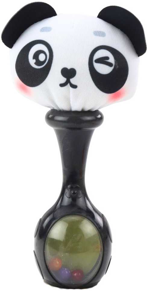 Sensorinių barškučių rinkinys Beždžionė ir Panda, 2 vnt.