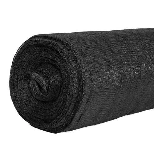 Šešėliavimo tinklas sodui ir tvoroms, 90 %, 1.5x50 m, juodas