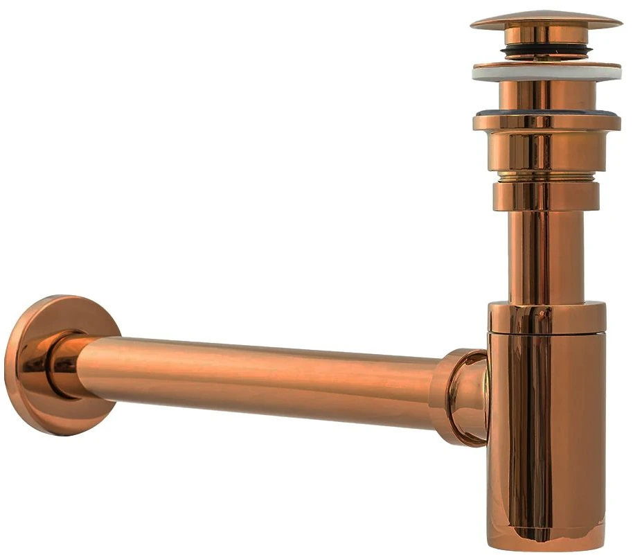 Sifonas REA su Klik-klak dangteliu praustuvams universalus, Copper