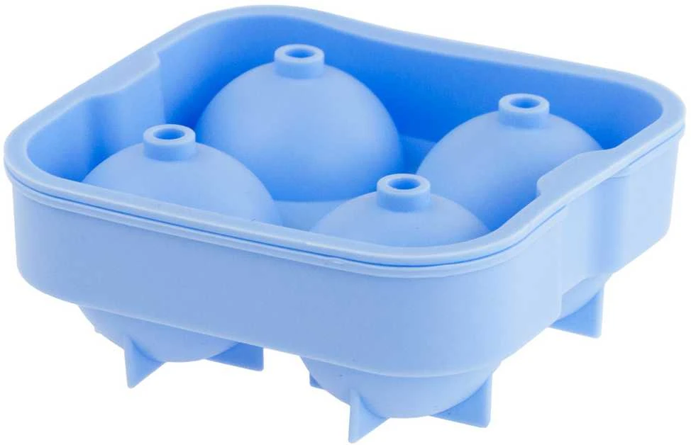 Silikoninė forma 4 ledo rutuliukams