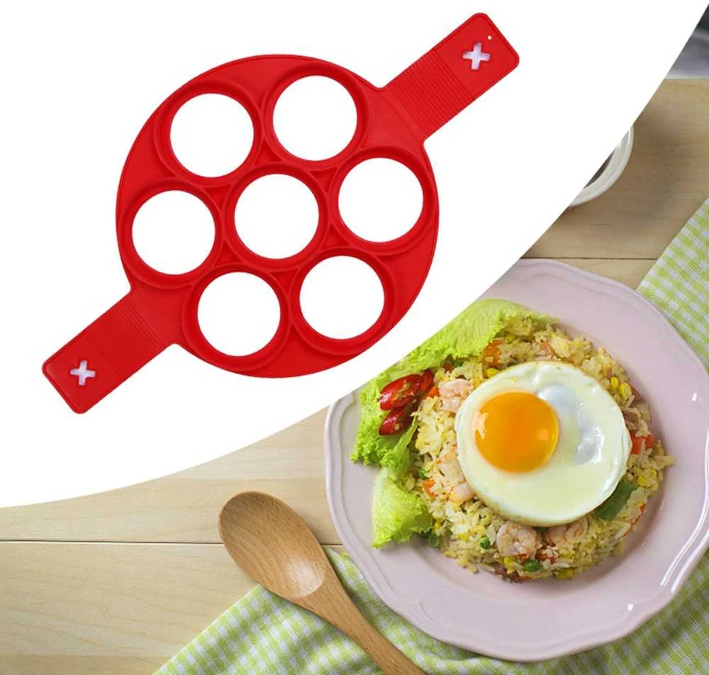 Silikoninė forma blynams ir kiaušiniams kepti, 1 vnt
