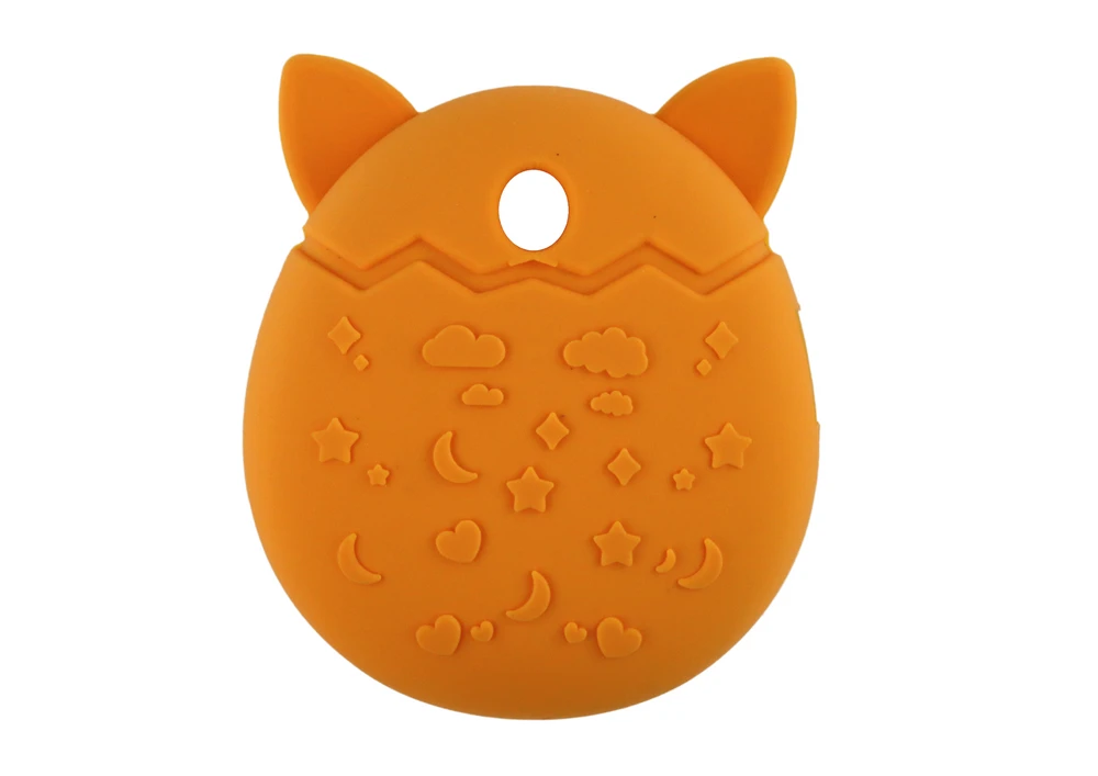 Silikoninis dėklas Tamagotchi žaidimui, oranžinis