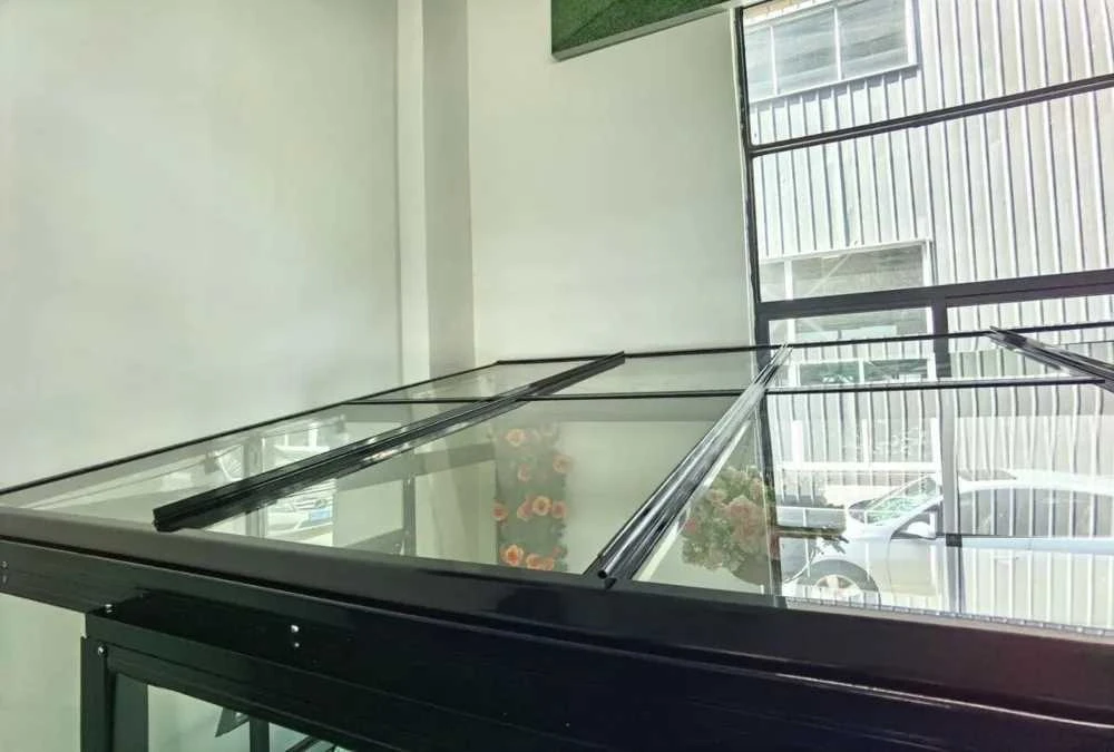 Šiltnamis-oranžerija SOHO, 505x290 cm, PC+Glass, Juodas
