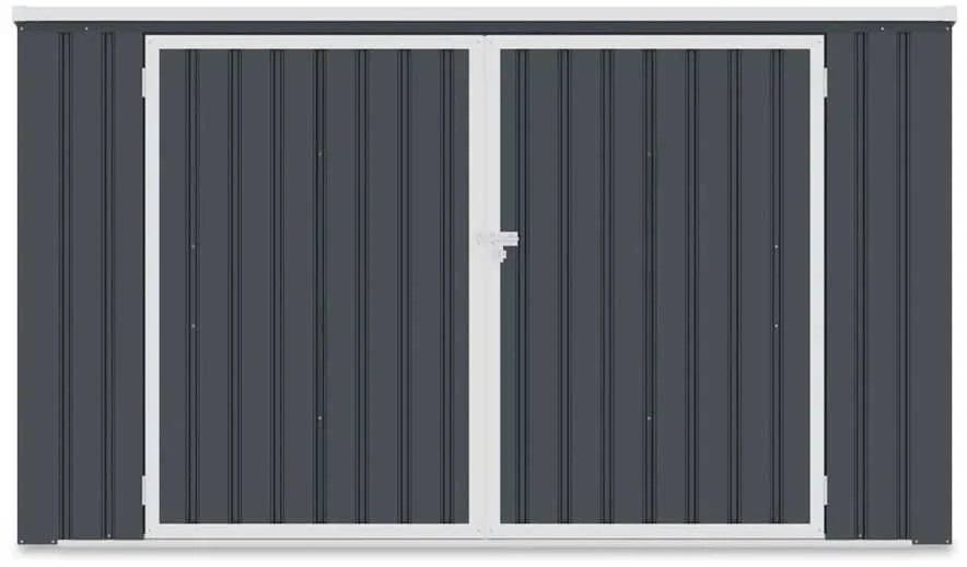 Šiukšliadėžių pastogė Davis 237x101 cm, Cold Pilkas