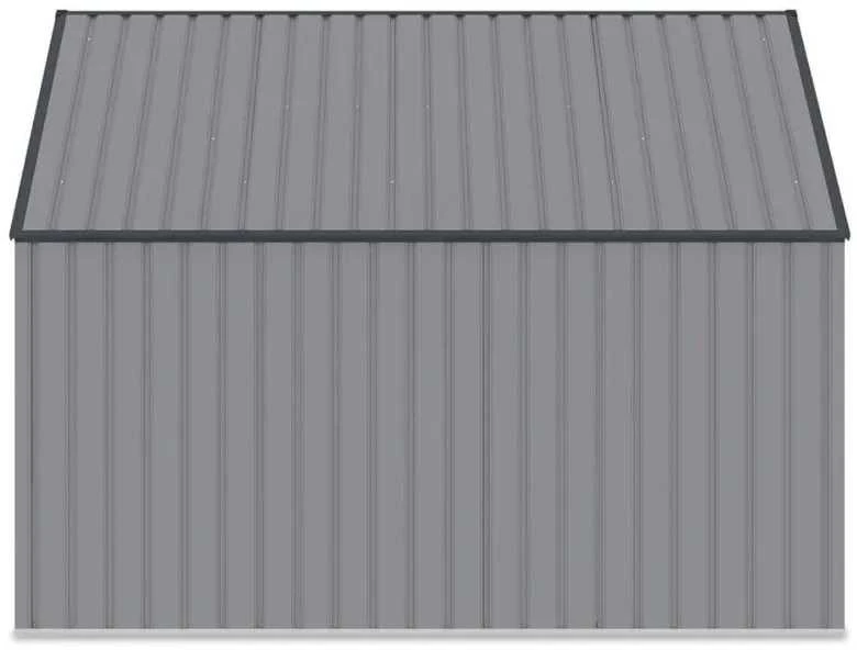 Šiukšliadėžių pastogė Davis 237x101 cm, Light Pilkas