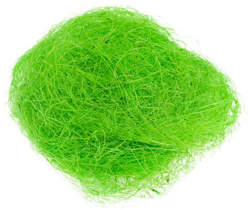 Sizalis dovanų pakavimui, žalias, 10 g.