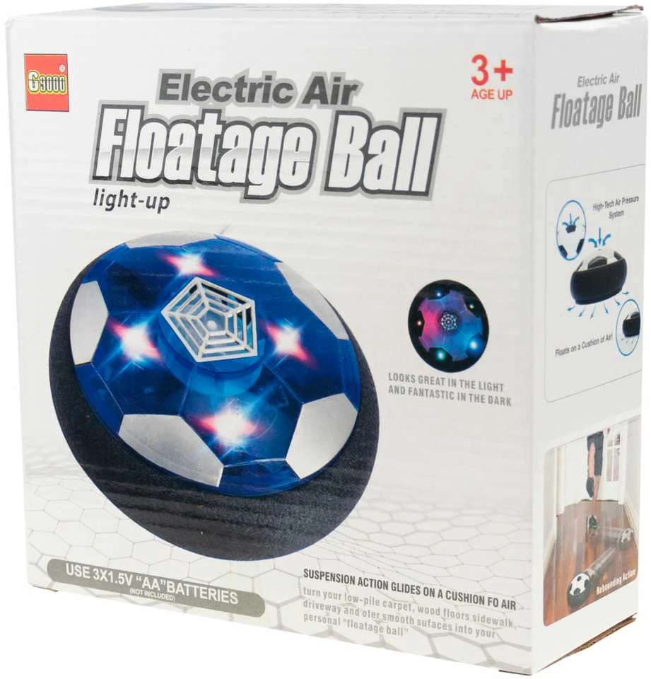 Skriejantis futbolo kamuolys - diskas su LED Hoverball