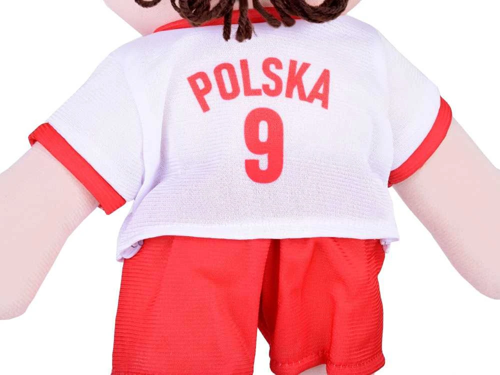 Skudurinė lėlė - futbolininkas, 40 cm