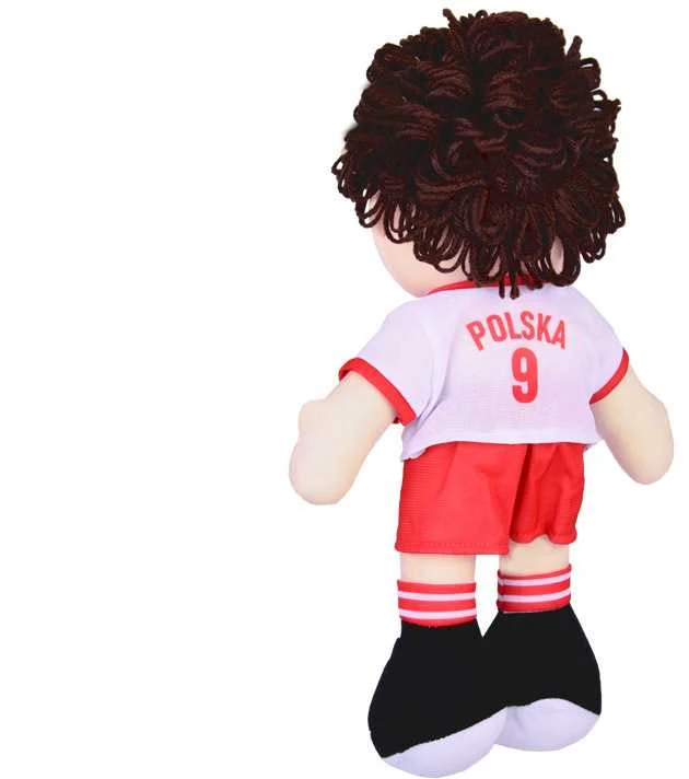 Skudurinė lėlė - futbolininkas, 40 cm