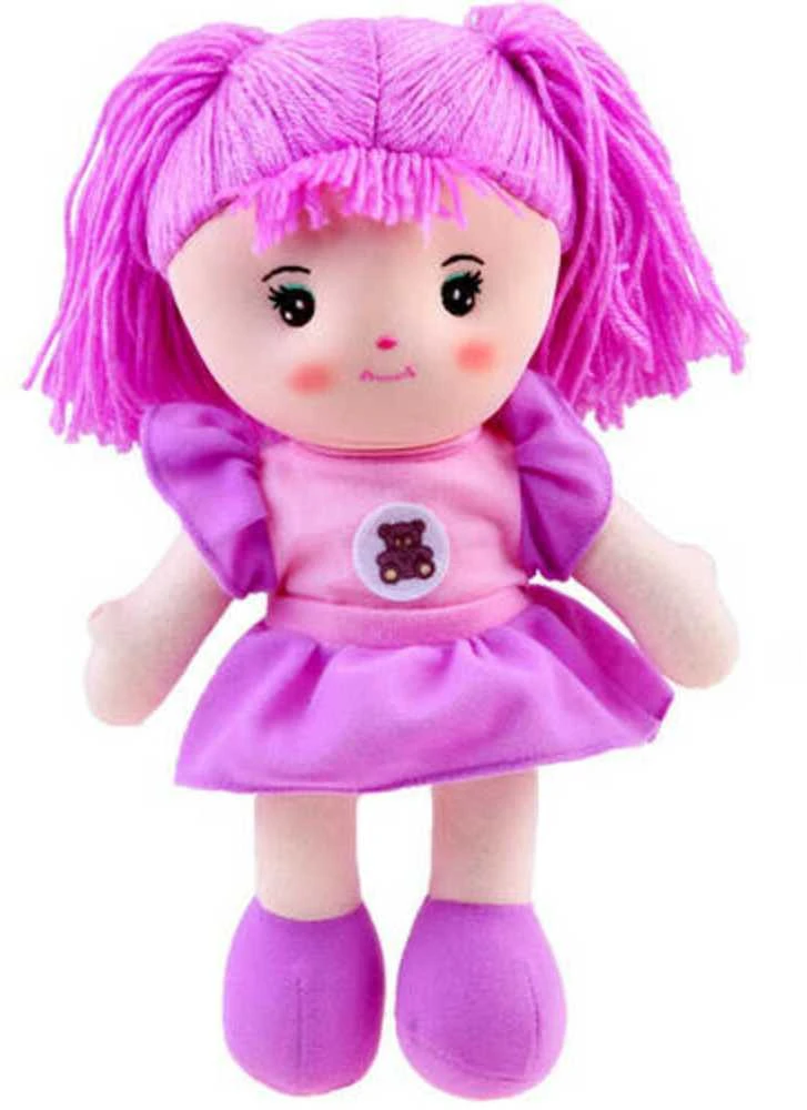 Skudurinė lėlė Zuzia, 33 cm, violetinė