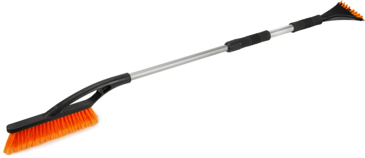 Sniego šepetys su grandikliu Bradas Telescopic, 89-117 cm