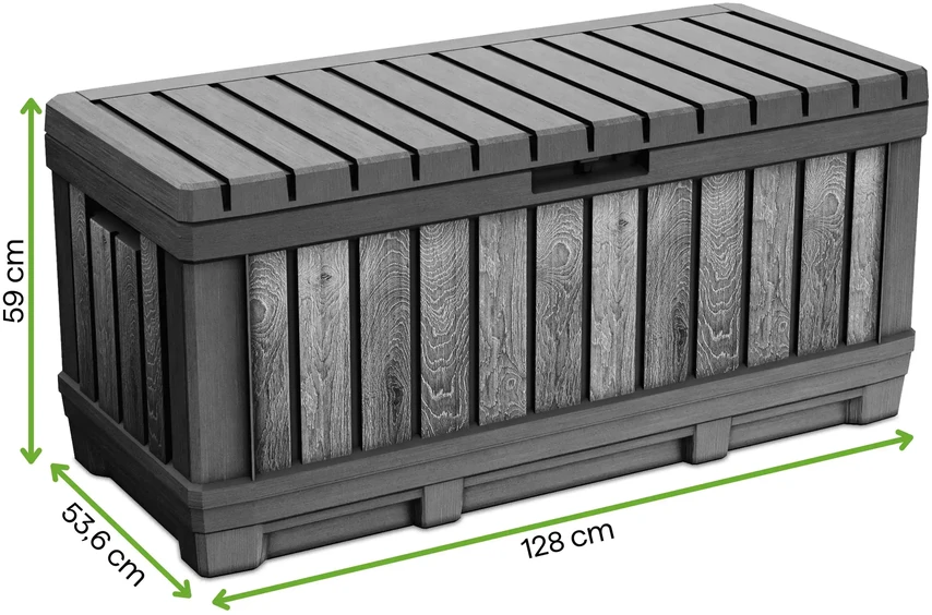 Sodo daiktadėžė Keter DECO KENTWOOD, 350 l, Ashwood