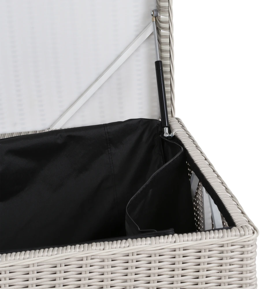Sodo daiktadėžė Lorca Mini, 140x65x65 cm / 597 l, Baltas