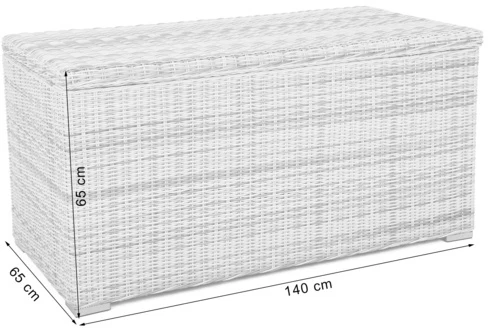 Sodo daiktadėžė Lorca Mini, 140x65x65 cm / 591 l, Pilkas