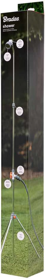 Sodo dušas su stovu Bradas, 175-230 cm