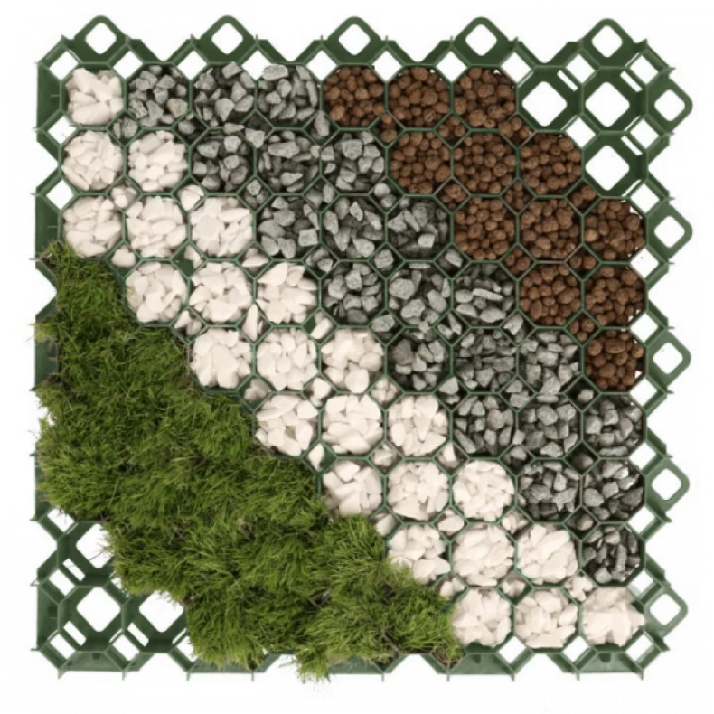 Sodo grotelės Bradas MULTI GRID, 40mm / 600x600mm, žalios