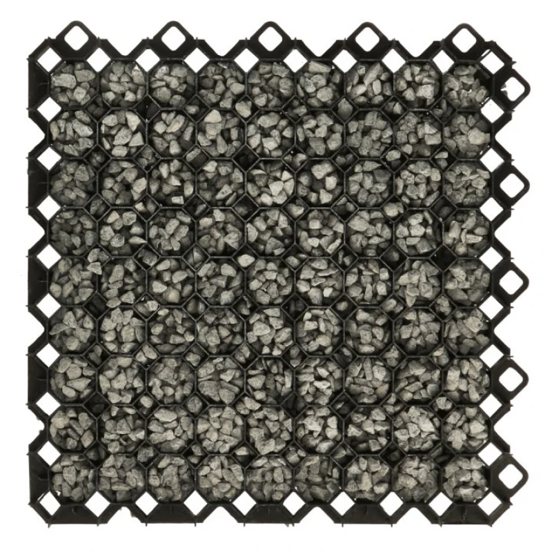 Sodo grotelės Bradas MULTI GRID, 40mm / 600x600mm, juodos