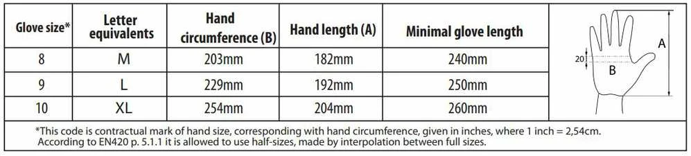 Sodo ir darbo pirštinės Bradas PERFECT GRIP BROWN, 9 dydis, 6 vnt.