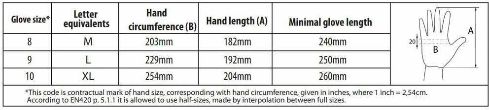Sodo ir darbo pirštinės Bradas PERFECT GRIP BROWN, 10 dydis, 6 vnt.